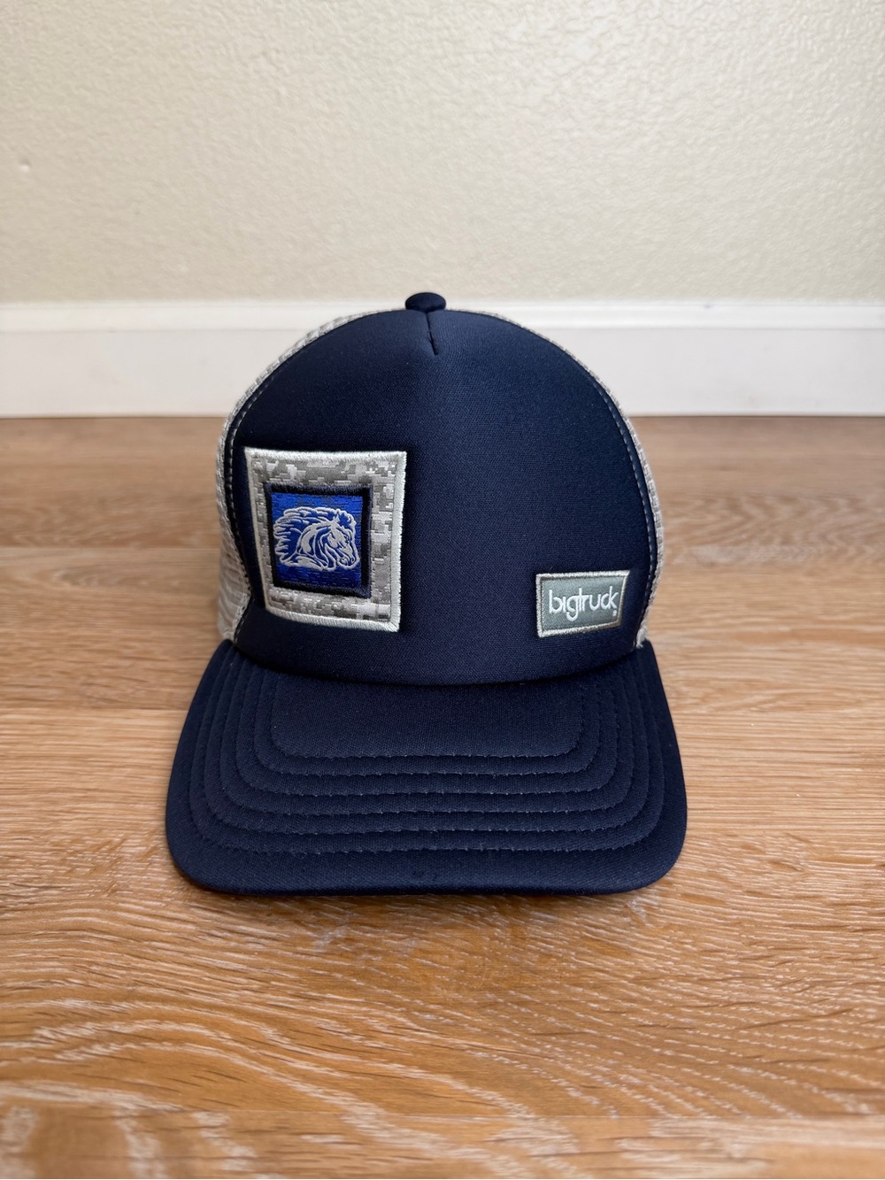Bigtruck Unisex Dark Blue Mesh Snapback, Size 58CM